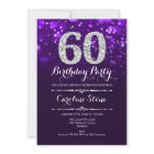 60th Birthday - Purple Silver