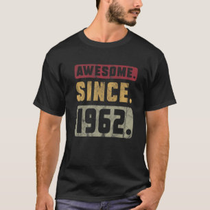 60Th Birthday Retro Graphic Tees Awesome Since 196
