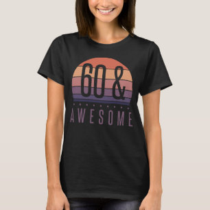 60th Birthday Retro Sunset T-Shirt