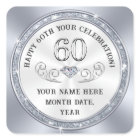 60th Birthday Stickers for Favours, or Anniversary