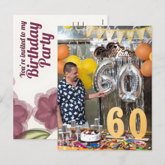 60th birthday tshirt design 2026 holiday postcard