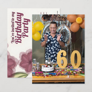 60th birthday tshirt design 2026 holiday postcard