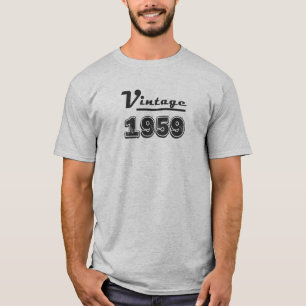 60th Birthday Vintage 1959 Happy Birthday Gift T-Shirt