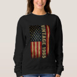 60th Birthday Vintage Born In 1965 American Flag 6 Sweatshirt<br><div class="desc">60th Birthday Vintage Born In 1965 American Flag 60 Year Old</div>