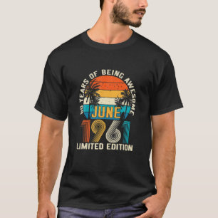 60Th Birthday Vintage Born In June 1961 60 Years O T-Shirt