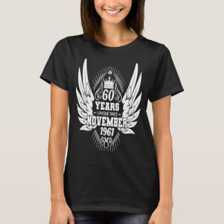 60th birthday women angel wings T-Shirt