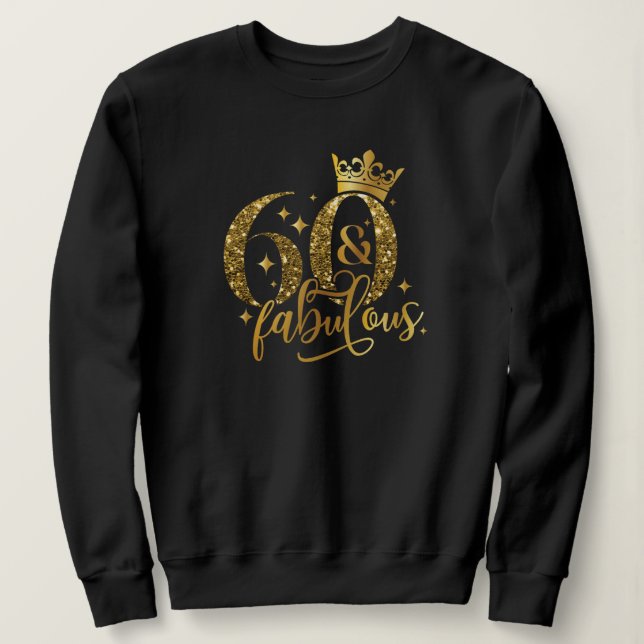 60th birthday -Women's Basic T-Shirt Sweatshirt (Design Front)