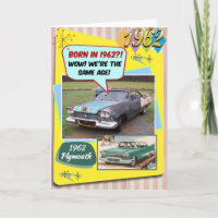 60th Birthday! Wow, same age as this 1962 Chevy!