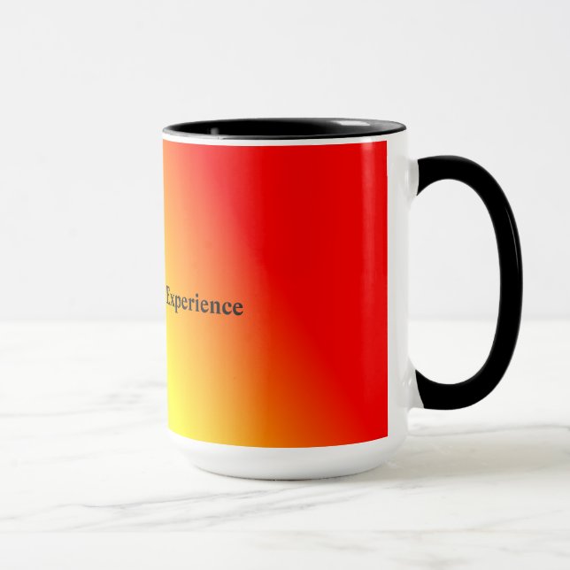 60th Birthday Years of Experience Mug (Right)