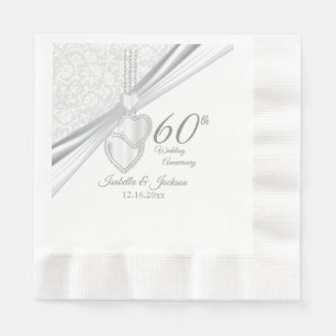 60th Diamond Wedding Anniversary 2 Napkin