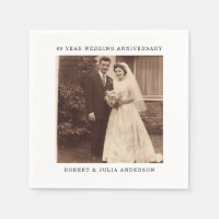 60th Diamond Wedding Anniversary Custom Photo