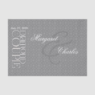 60th Diamond Wedding Anniversary   Custom Tissue Paper