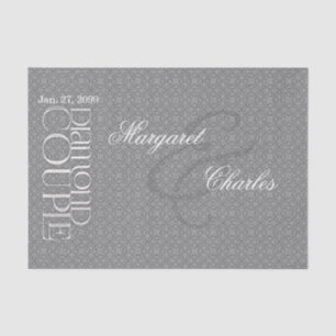 60th Diamond Wedding Anniversary   Custom Tissue Tissue Paper