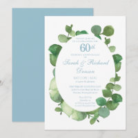 60th Diamond Wedding Anniversary Eucalyptus