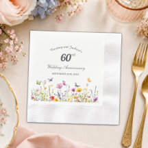 60th Diamond Wildflowers Wedding Anniversary