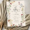 60th Floral Birthday Invitation