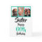 60th happy birthday sister photo collage Card