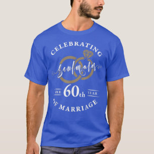 60th Wedding Anniversary - 60 years of Marriage  T-Shirt