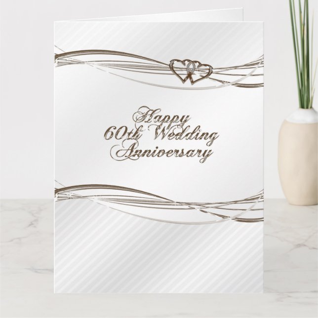 60th Wedding Anniversary Card (Front)