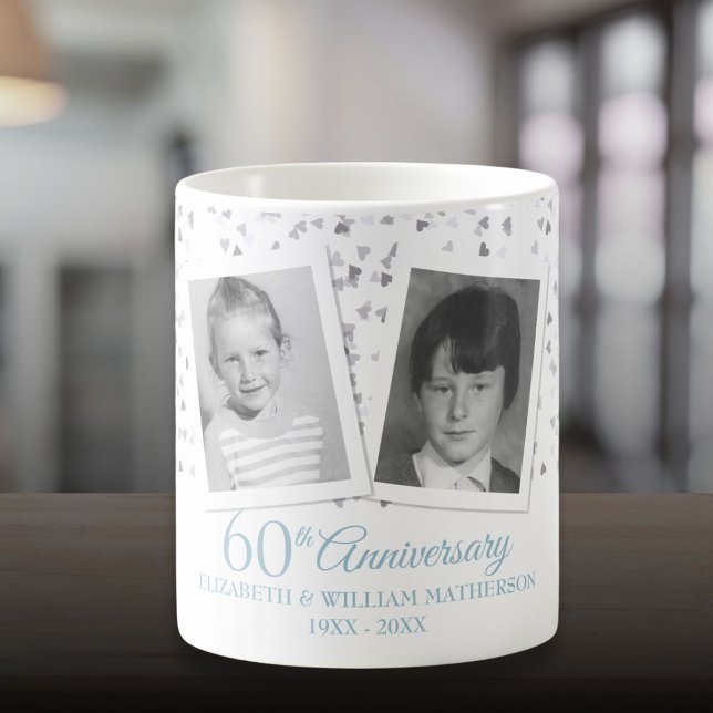 60th Wedding Anniversary Child Photos Fun Coffee Mug (60th Wedding Anniversary Child Photos Fun Coffee Mug)