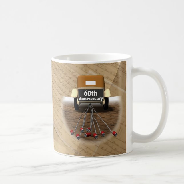 60th Wedding Anniversary Gifts Coffee Mug (Right)