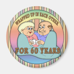 60th Wedding Anniversary Gifts Magnet