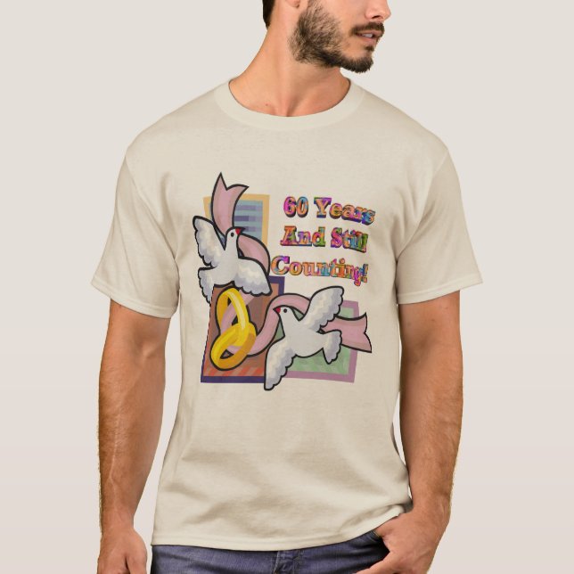 60th Wedding Anniversary Gifts T-Shirt (Front)