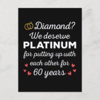 60th Wedding Anniversary I - Diamond Funny Couple