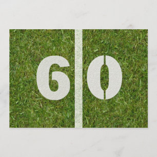 60th Yard Birthday Party!  Customisable Invitation