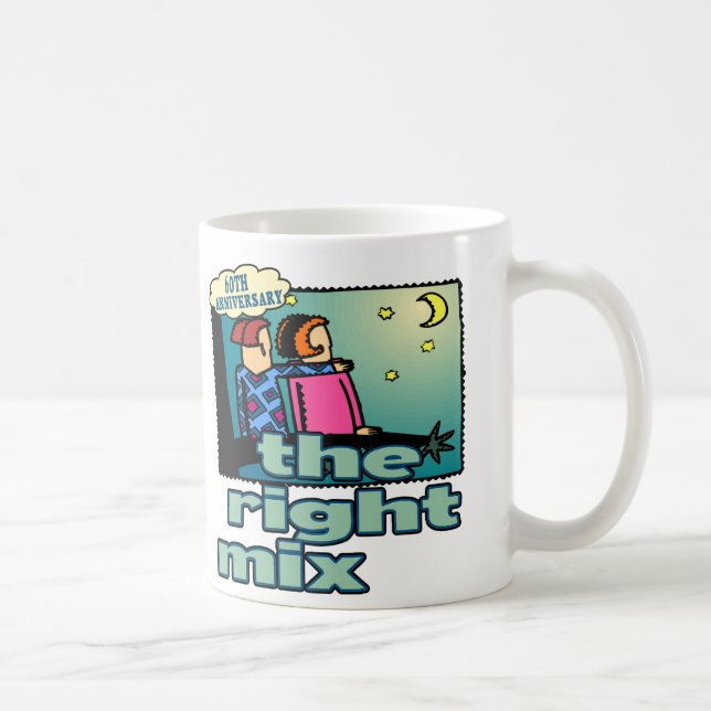 60thweddinganniversaryb7 coffee mug (Right)