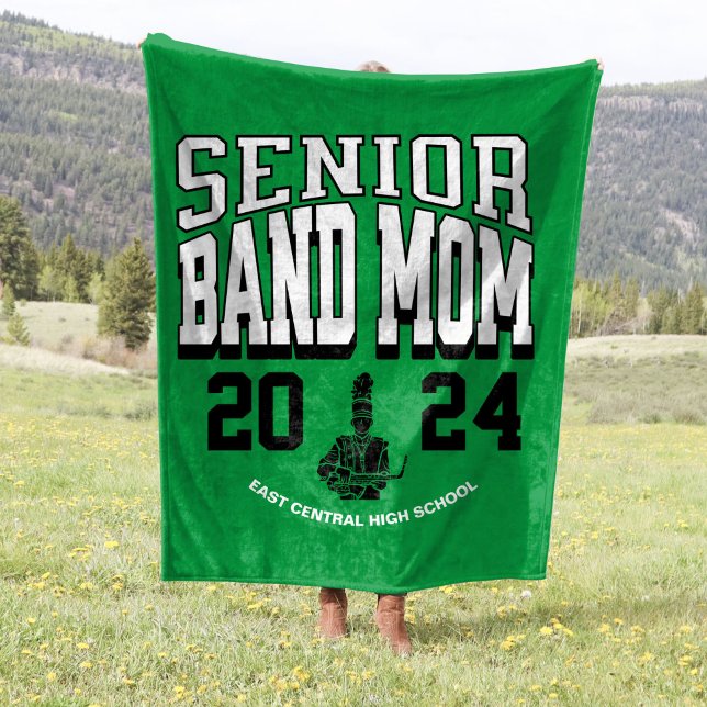 60x80 School Band Senior Mum Stadium Fleece Blanket (Creator Uploaded)