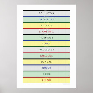 #60YearsYonge Typography and Colour Poster