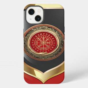 [610] Vegvisir - Viking Gold Magic Runic Compass iPhone 13 Case