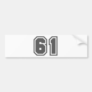 61 BUMPER STICKER