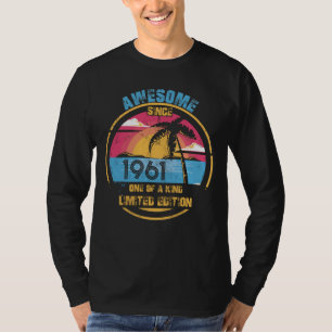 61 Year Old Awesome Since 1961 61st Birthday T-Shirt
