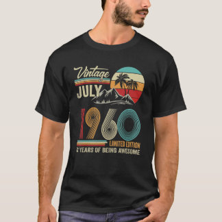 61 Year Old July 1961 61st B Day T-Shirt