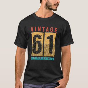 61 Years Old Vintage 1961 61St Birthday Decoration T-Shirt