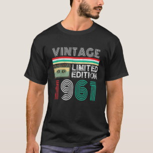 61 Years Old Vintage 1961 Limited Edition 61St Bir T-Shirt