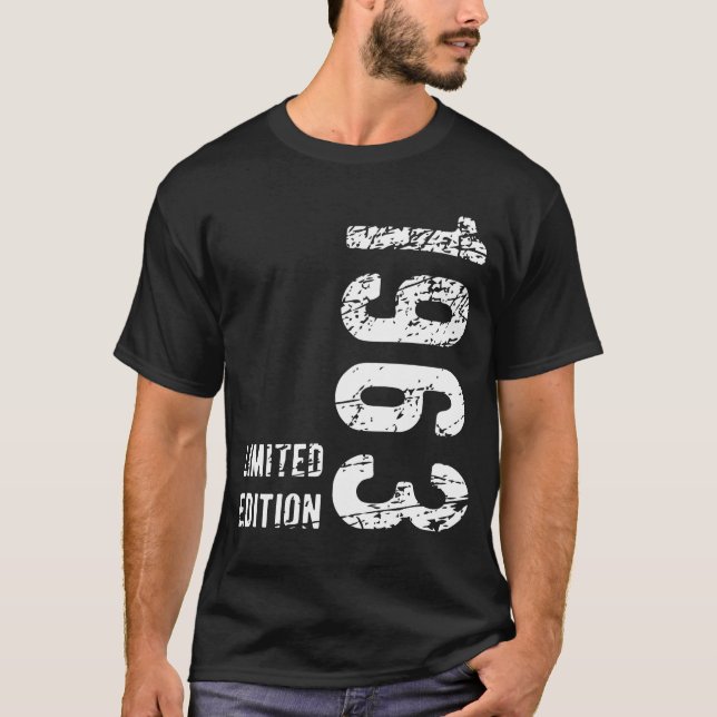 61st Birthday Gift 1963 Limited Edition 61 Years T-Shirt (Front)