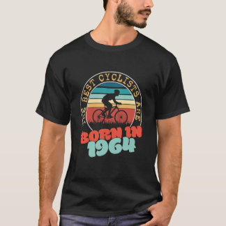 62 Year Old Cyclist. Born in 1964 62nd Birthday Cy T-Shirt