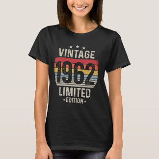 62 Year Old Vintage 1962 Limited Edition 62nd Birt T-Shirt