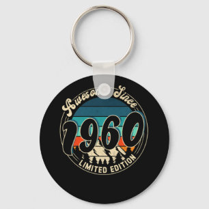 62 Year Old Vintage 62nd Year Old Birthday 1960 Key Ring