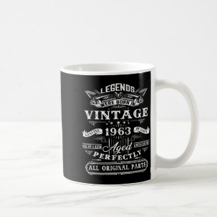 62nd Birthday Gift For Vintage Legend Born 1963 62 Coffee Mug