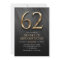 62nd Birthday Invitation
