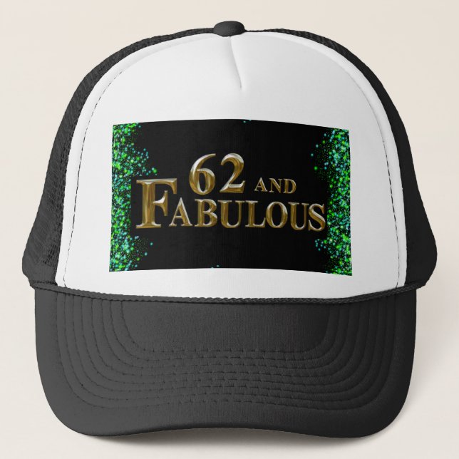 62nd Birthday  Trucker Hat (Front)