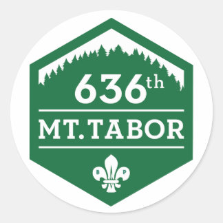 636th Mt. Tabor — Logo Sticker sheet of 20
