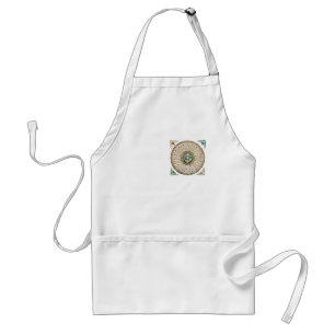 [63.2] Round Tibetan “OM” Mantra Mandala Standard Apron