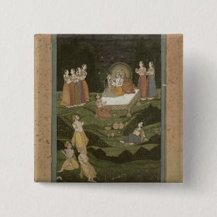 63.794 'Tambula-Seva', Krishnagar, West Bengal, 17 15 Cm Square Badge