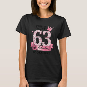 63 & Fabulous I Pink White Party Group Candid Phot T-Shirt