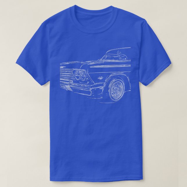 63 Impala Lowrider  T-Shirt (Design Front)